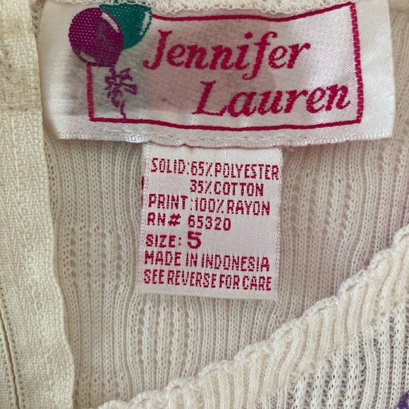 NOT AVAILABLE  Jennifer lauren romper size 5 - Picture 3 of 5